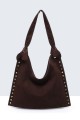 BV-29126 Sac épaule hobo Clouté