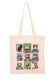 KJ-71072 Tote Bag Imprimé Chats et Chiens