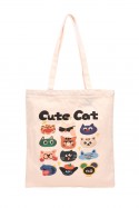 KJ-71072 Tote Bag Imprimé Chats et Chiens