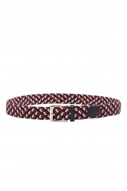 ZSP-357-EBN-Q000-009 Ceinture tressée élastique - Multicolore