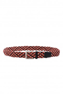 ZSP-357-EBN-Q000-012 Ceinture tressée élastique - Multicolore