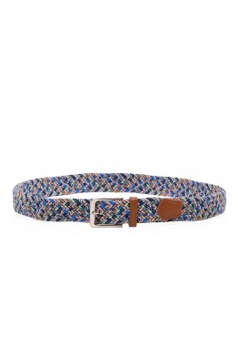 ZSP-357-ECG-MC024 Ceinture tressée élastique - Multicolore