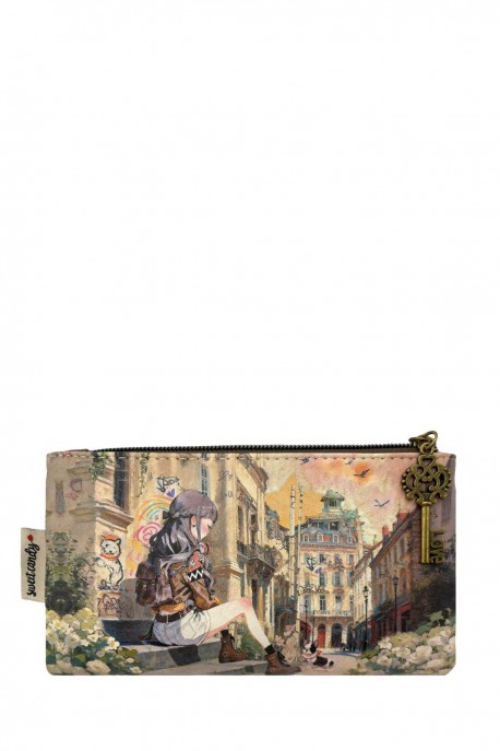 Sweet & Candy C-031-05-B26 Synthetic wallet : Pattern:B26-C-COGNAC