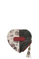 C-032-05-B26 Porte-monnaie forme cœur synthétique Sweet & Candy