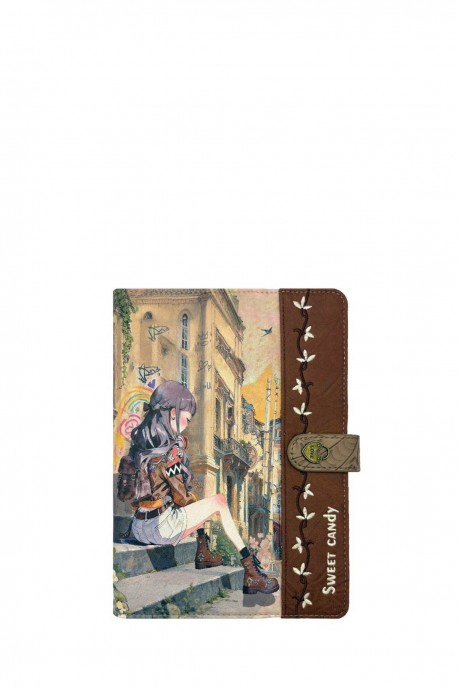 C-504-05-B26 Bloc-note Sweet & Candy : Motif:B26-C-COGNAC