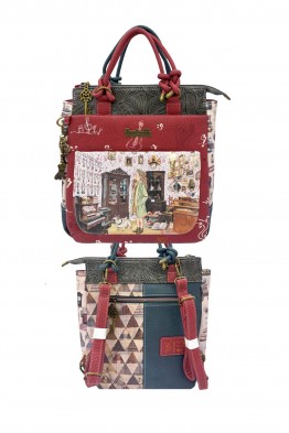 C-389-05-B26 Convertible backpack handbag Sweet & Candy