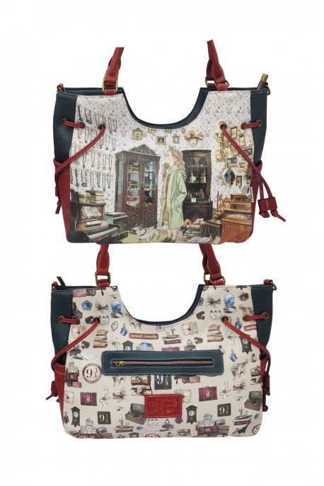 C-521-05-B26 Sac à main Sweet & Candy : Motif:B26-D-RED