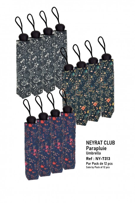 NY-7313 Parapluie pliant Automatique Motif ALMA - Neyrat-Club : couleur:Pack de 12