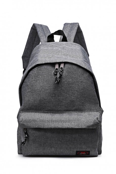 KJ88816 Textile basic backpack M : colour:Grey
