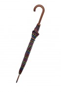 NY-38Y Parapluie canne Automatique à Motif Mât et poignet en bois Neyrat-Club
