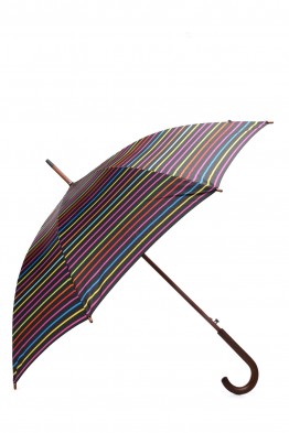 NY-38Y Parapluie canne Automatique à Motif Mât et poignet en bois Neyrat-Club