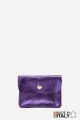 Porte-monnaie Pochette cuir métallisé ZE-8001-MT-MG