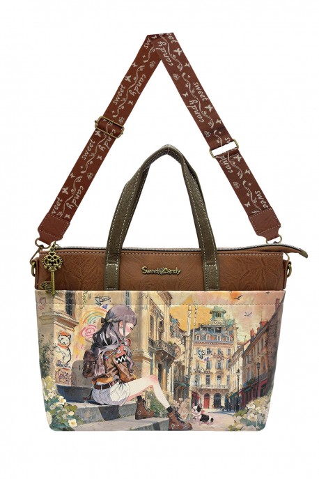 C-335-05-B26 Sac à main Sweet & Candy : Motif:B26-C-COGNAC