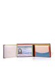 Leather wallet multicolor Fancil FA911