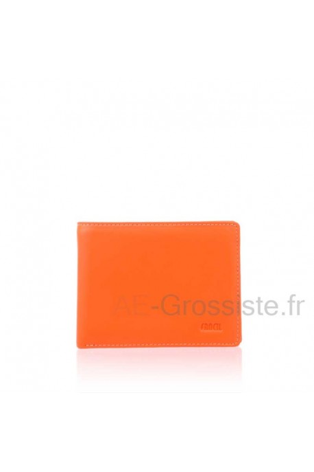 Leather wallet multicolor Fancil FA911