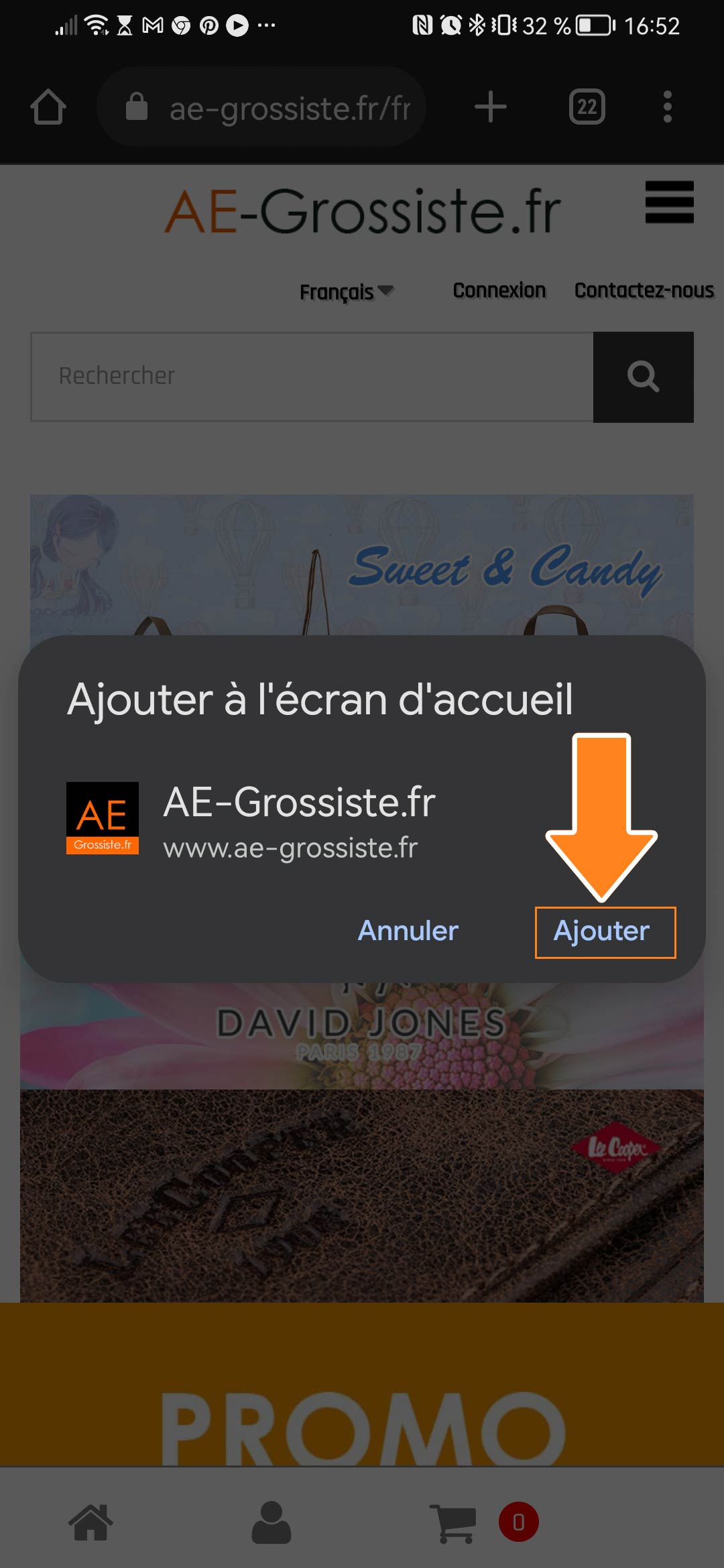 AE-Grossiste App android